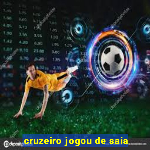 cruzeiro jogou de saia