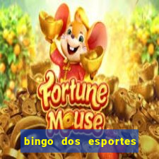 bingo dos esportes para imprimir