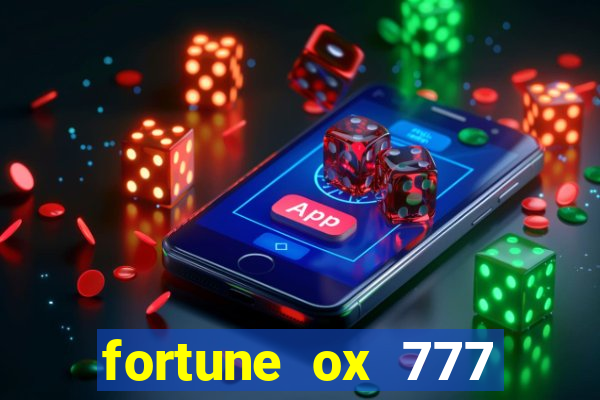 fortune ox 777 fortuna 77