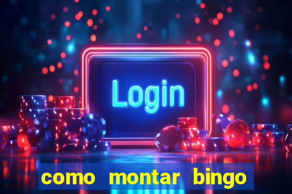 como montar bingo brinquedos toia